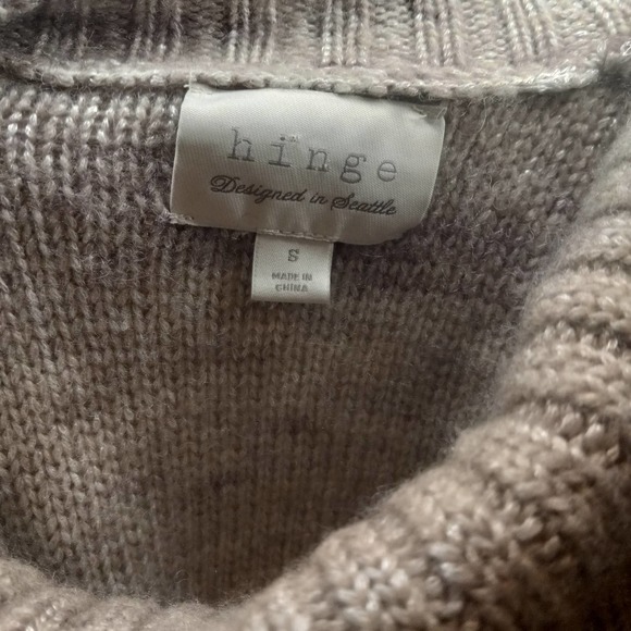 Hinge Grey Turtleneck Sweater - Picture 5 of 5